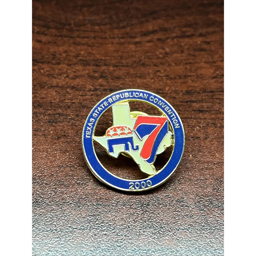 2000 Texas State Republican Convention‎ Lapel Hat Pin